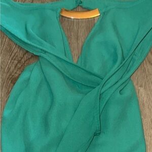 Elegant Green Women's Top